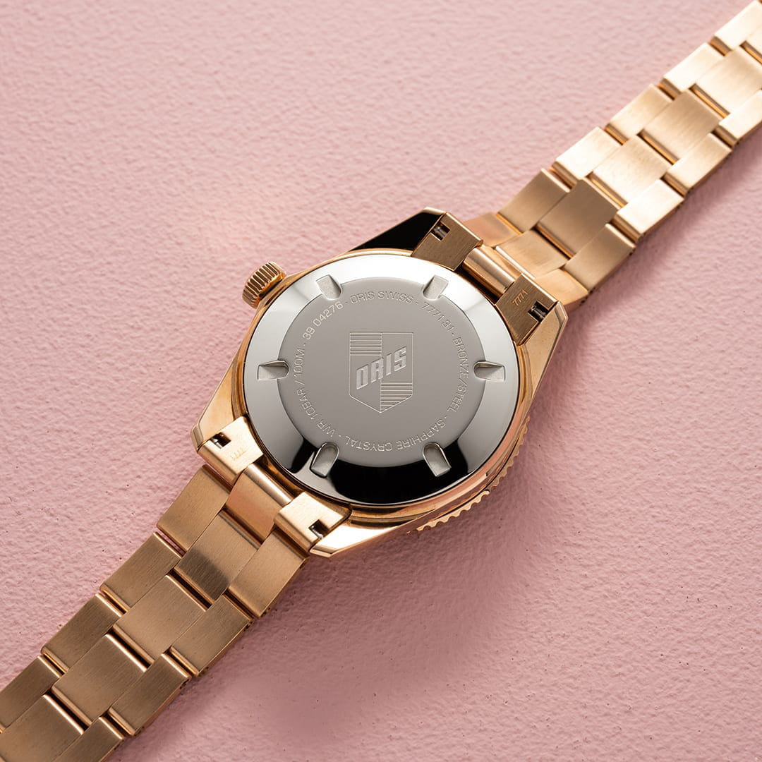 Oris Oris Divers Sixty‑Five 'Cotton Candy' 01 733 7771 3158-07 8 19 15 женские часы розовый циферблат на запястье